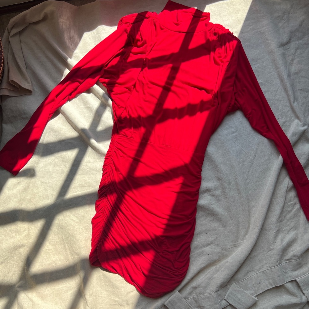 JLUXLABEL RED MINI DRESS- Small - Picture 12 of 17